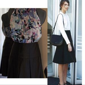 NANETTE LAPORE black pleated skirt with wide waist